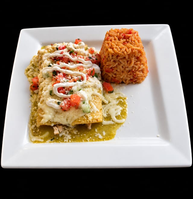 Chicken Enchiladas.