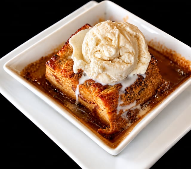 Housemade Butterscotch Bread Pudding.