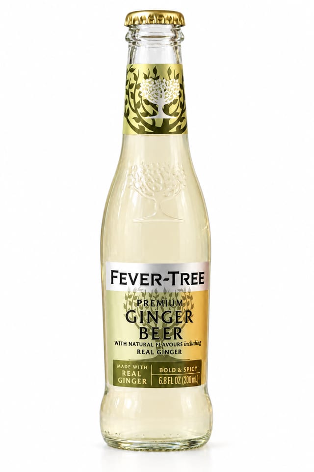Fever Tree Ginger Beer.