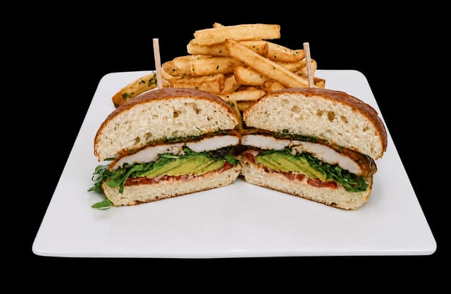Blackened Chicken Sandwich.