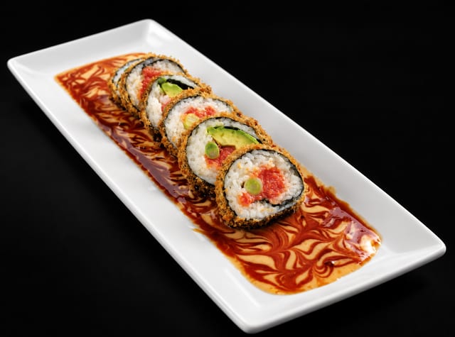 Tempura Spicy Tuna Roll.